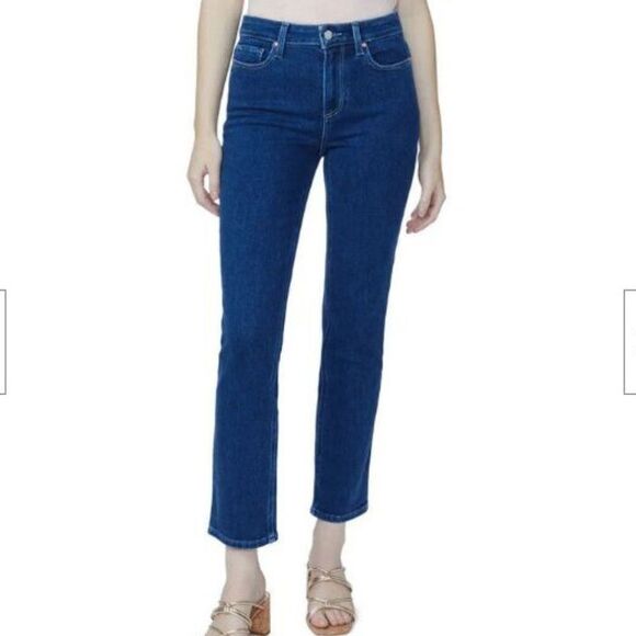 New Paige Cindy Vintage High Rise Straight Leg Ankle Jeans in California size 25 - Picture 3 of 15